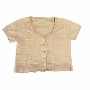 Madewell Peachy Beige Knit Sweater